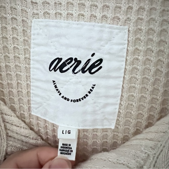 Aerie Anytime Fave Waffle Knit Shirt - Picture 5 of 7